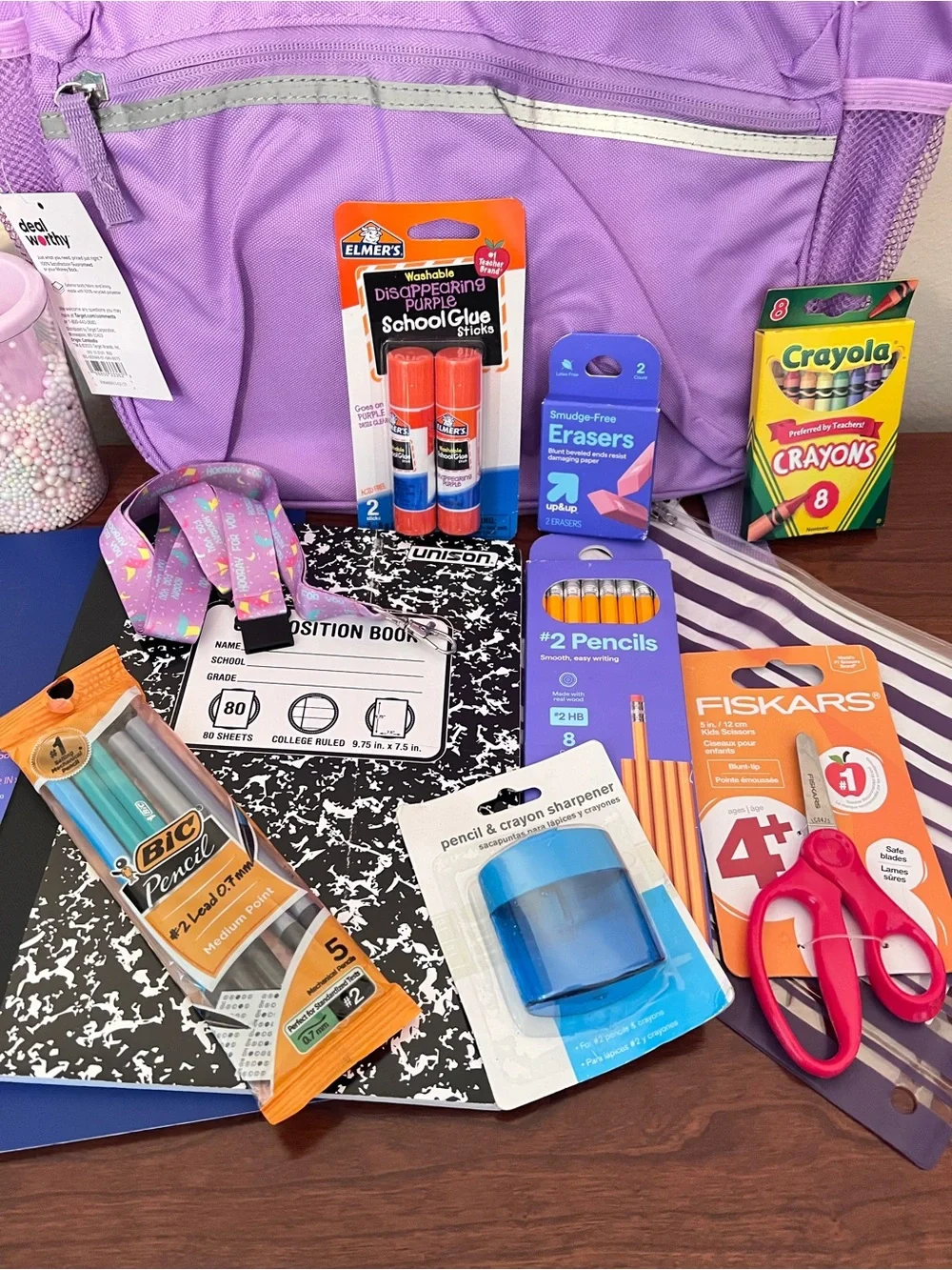 Bookbag Backpack School Essentials Back to School Starter Kit - Supplies Bundle